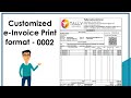 (Buy TDL Source Code Rs.200) e-Invoice Print Format 0002 with Seal and Signature in Tally Prime 7.0