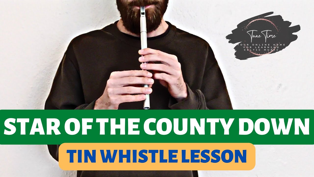 How to play Star Of The County Down Tin Whistle (With Tabs) YouTube