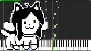 Temmie Village - Undertale [Piano Tutorial] (Synthesia)