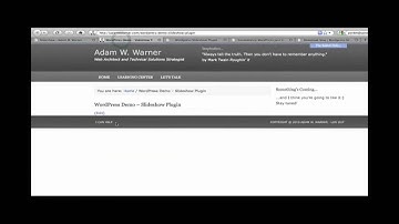 How to Use the WordPress Slideshow Plugin