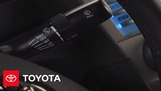 2007 - 2009 Camry How-To: Wipers and Washers | Toyota