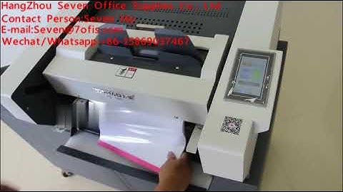 A4 desktop automatic multifunction glue binding machine with touch screen