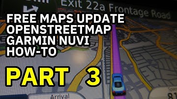 Free maps update for Garmin nuvi howto using OpenStreetMap part 3