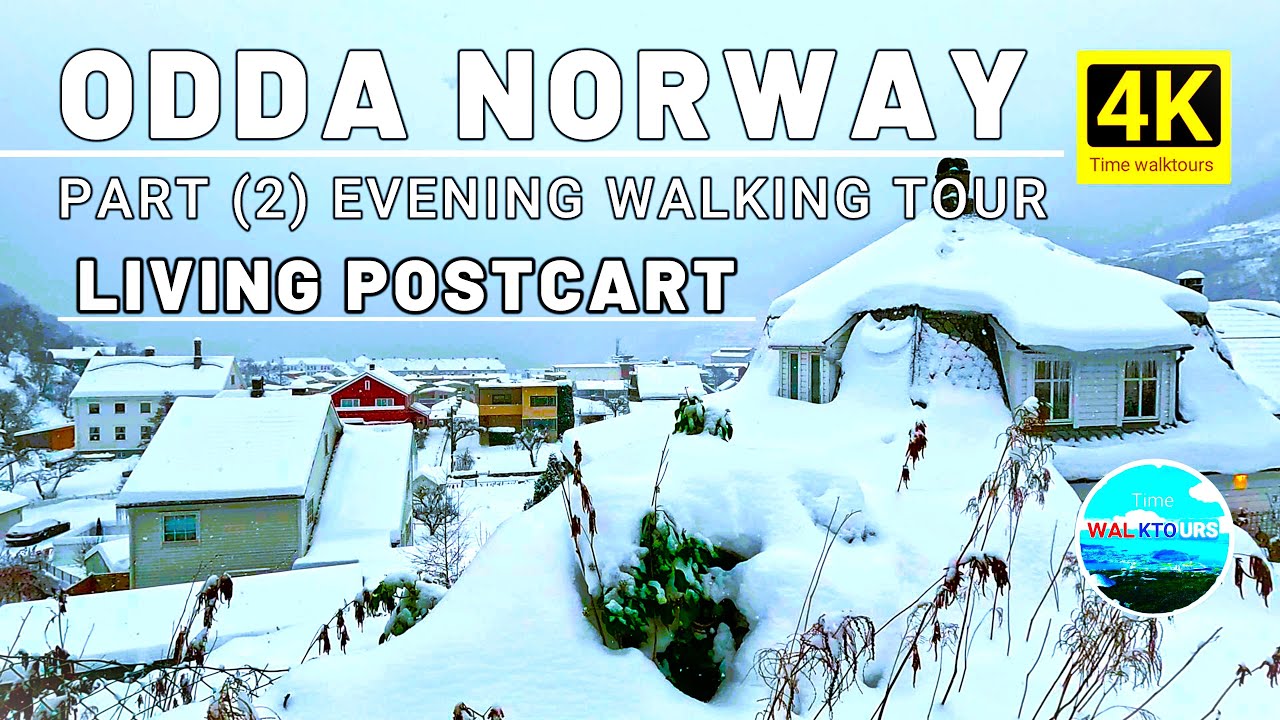 Experience the Magic of Winter in Odda Norway 4k