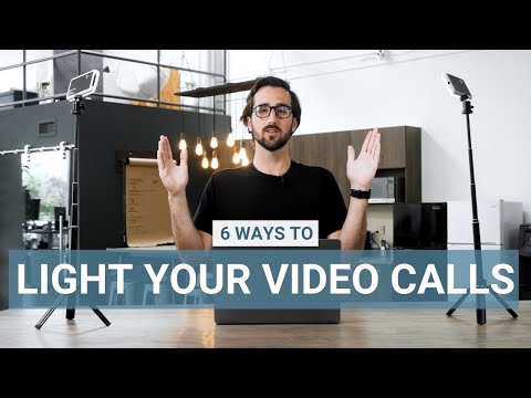 6 Ways to Light Your Video Calls for Zoom, Google Hangouts, Facetime, and More!