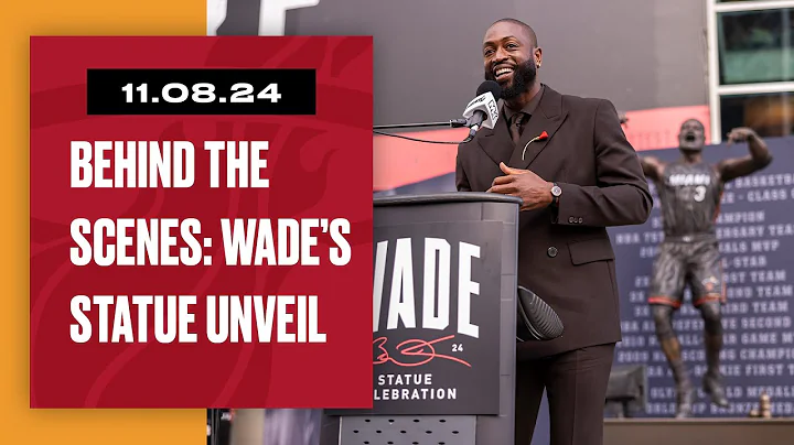 Behind The Scenes 🎥 The Day We Unveiled Dwyane Wade's Statue | November 8, 2024