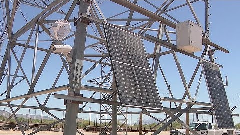 SRP installs cameras and smoke detectors on power line towers to detect wildfires