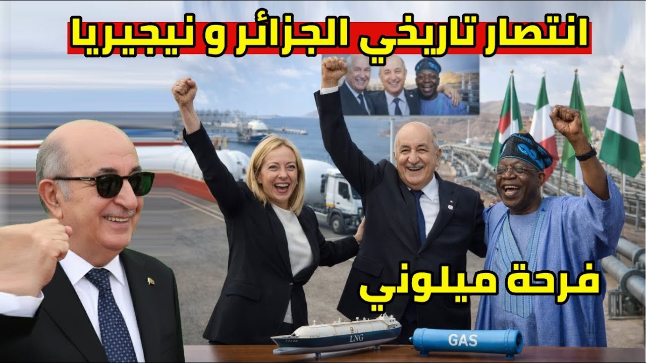 فرحة هستيرية الجزائر و ردة فعل ايطاليا بعد ضربة يجيريا اطلاق الغاز يرفض الغدر بالرئيس تبون