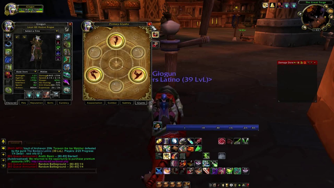 Armas parte 1: Armas de puño y dagas (combate pve 3.3.5)