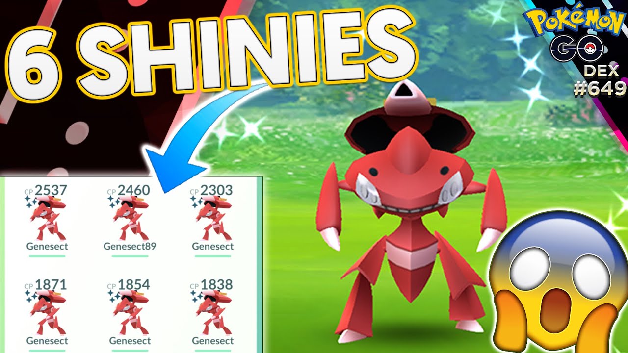 Pokemon shiny genesect 6