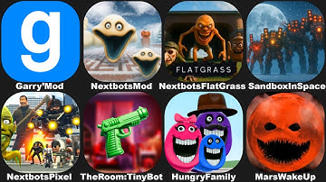 HUNGRY WORM in NEXTBOTS IN PLAYGROUND MOD,SANDBOX IN SPACE,The Room Tiny Bot,MARS WAKES UP,Gmod