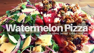 수박 피자. The Best Watermelon????Pizza ????recipe. (Italian & Sweet BBQ).