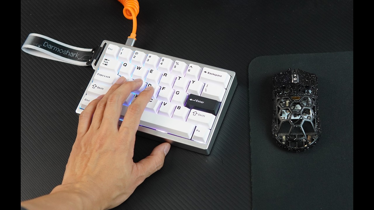 Darmoshark KT35 Hall Effect Keyboard Unbox - YouTube