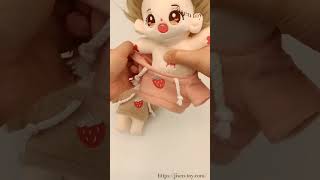 cotton doll DIY hair style and change clothes