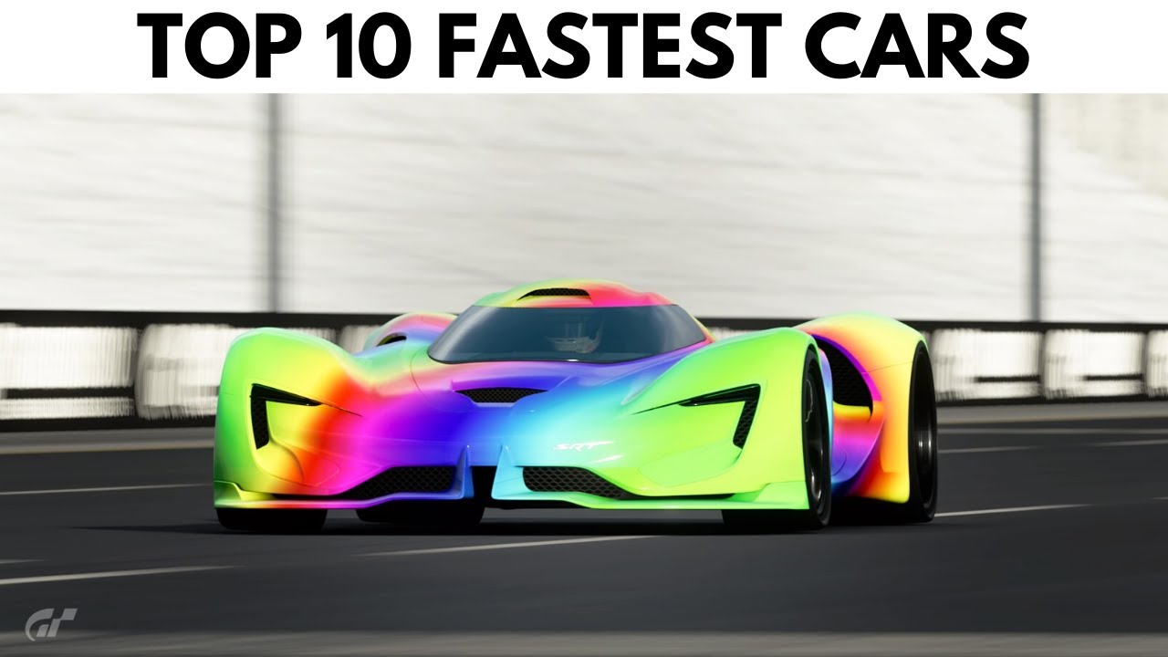 Gran Turismo 7: The 10 fastest cars in the game