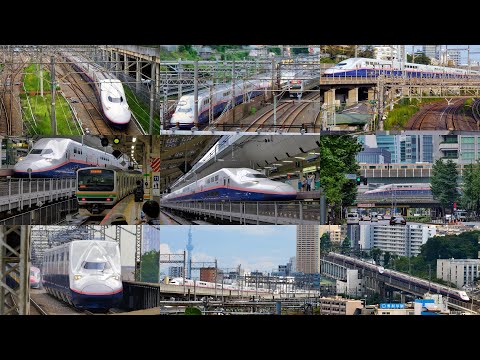 4K60p] 上越新幹線 E4系Maxラストランに向けて、東京都内で撮り