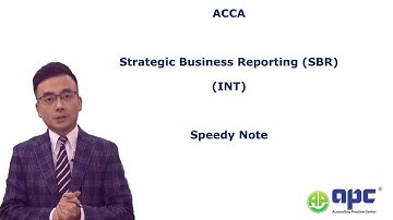 ACCA Strategic Business Reporting SBR Dec 2025 Pass with these sessions