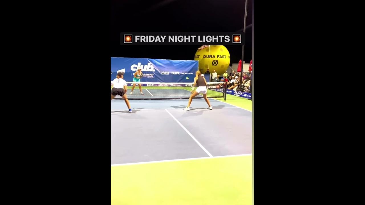 Friday Night Pickleball Lights