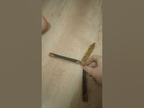 как сделать нож бабочку из стандофф 2