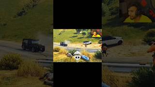 Techno Gamerz And Underwater Mafia Car Takkar 🤣 GTA V @TechnoGamerzOfficial#shorts#gta #trending