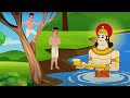 भूमिगत पानी में सुनहरा कुल्हाड़ी - Underground Golden Magical Axe | Hindi Kahaniya Moral Stories Kids