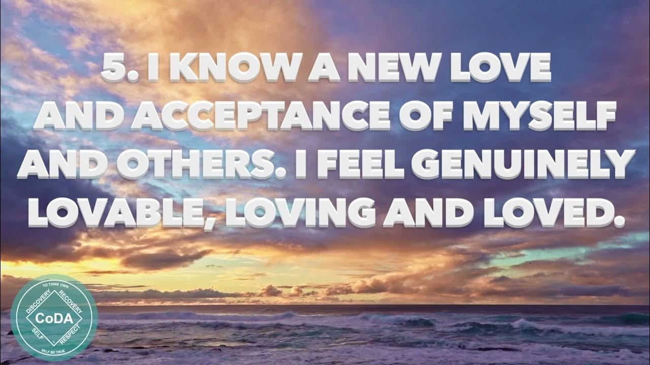 CoDA's 12 Promises Promise 5 YouTube