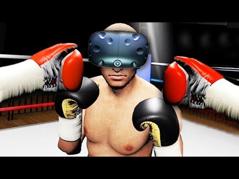 Dois homens jogando jogo de luta em óculos de realidade virtual