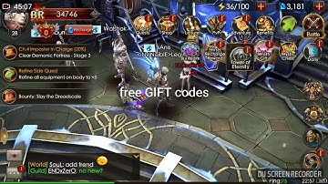 Legacy of Discord - 2018 free GIFTS codes