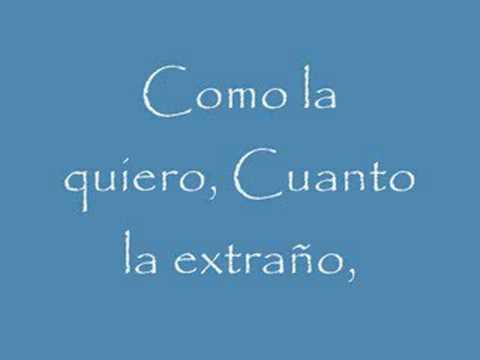 como la quiero, cuanto la extraño accords