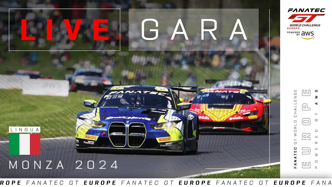 LIVE | Gara | Monza | Fanatec GT Europe 2024 (Italiano)
