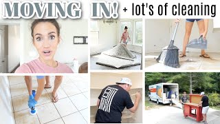 MOVING DISASTER! // SETTING UP OUR NEW HOME +  DEEP CLEAN THE HOUSE WITH ME