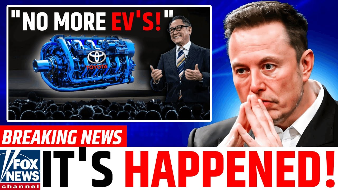 5 Minutes Ago: Toyota CEO Drops a Bombshell about the Water Engine—EVs Are FINISHED!