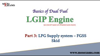 LGIP Engine : Part 3 - LPG Fuel Supply System - FGSS Skid