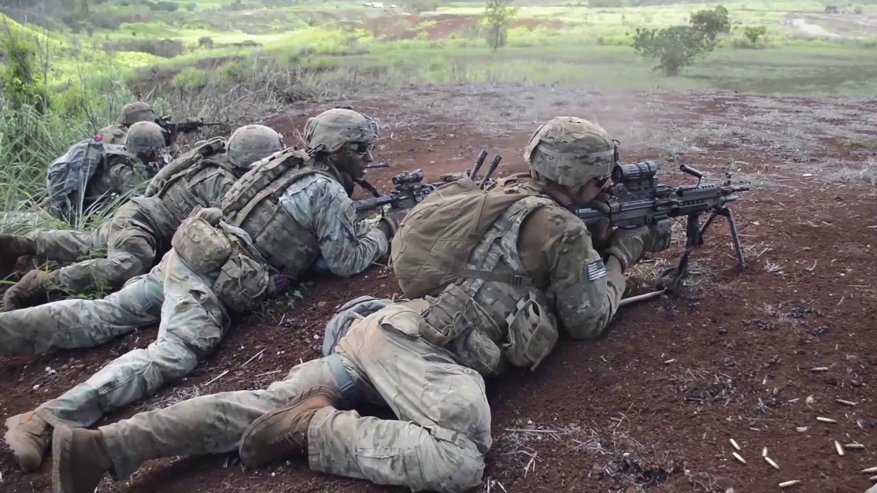 Soldiers Live Fire At Schofield YouTube