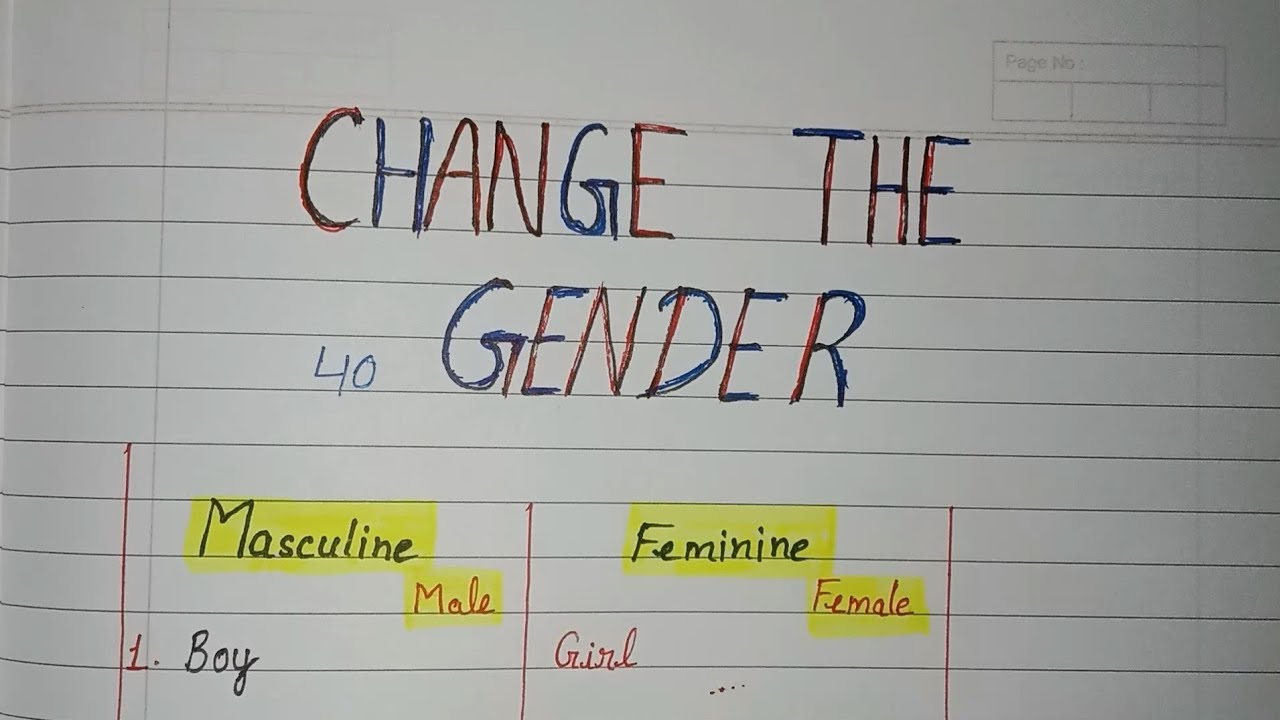 40 Gender Change Masculine to Feminine, Male से Female banaiye