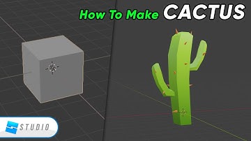 How to Make a Low Poly Cactus! (Blender)
