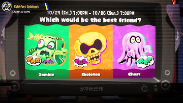 Splatoon 3: Splatoween Decision - Zombie vs. Skeleton vs. Ghost (2025)