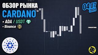 Криптовалюта CARDANO / Binance: Обзор Рынка ADA. Структура и ключевые уровни (04/07/24)