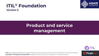 Digital Product and Service Management | Free ITIL Foundation (Version 5) Lesson