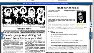 How to use the online historical newspaper collection