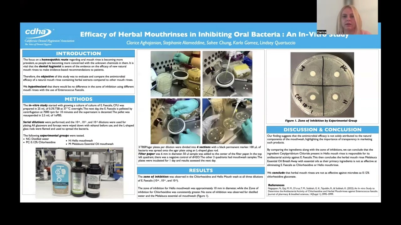 CDHA - The Voice of Dental Hygiene in California > Students > Student  Events > Student Poster Competition > 2024 Student Poster Session Winners