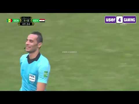 ملخص مباراة مصر والسنغال 0 1 اليوم سقوط الفراعنة جنون فهد العتيبي