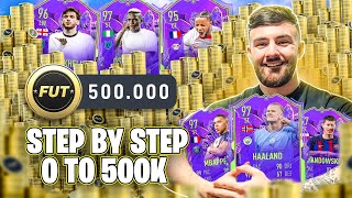 EASIEST way to go from 0 To 500K COINS in FIFA 23 (0 Coins To 500K QUICKLY) *TRADING GUIDE*