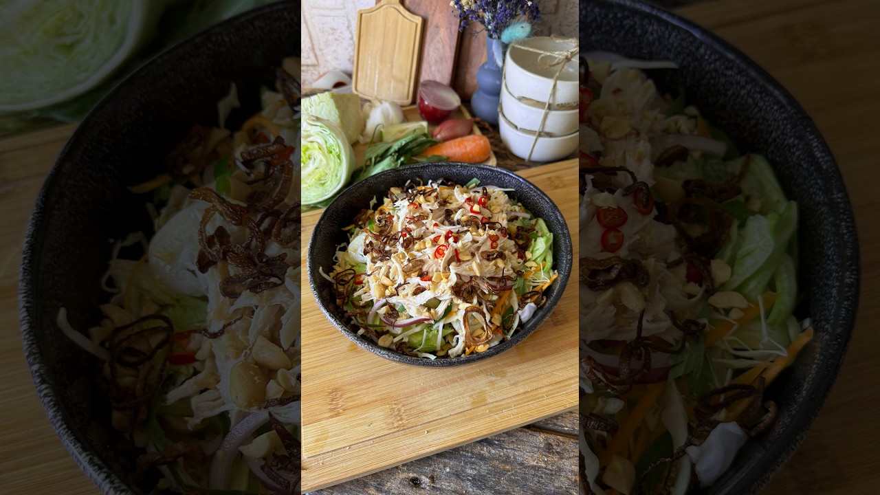 Salade au poulet façon vietnamienne
