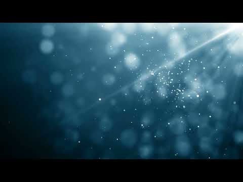 Particles Blue Bokeh Dust Abstract Light Motion Titles Cinematic Background Loop 1