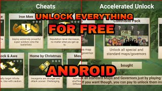 Rebel Inc: UNLOCK ALL MAPS/CHEATS/ADVICERS (ANDROID) screenshot 5