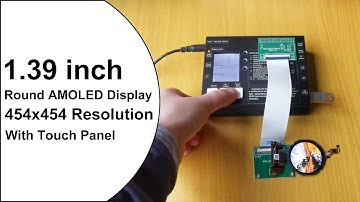 1.39 inch 454*454 MIPI SPI Round OLED Smart Watch AMOLED Display with Capacitive Touch Panel CTP