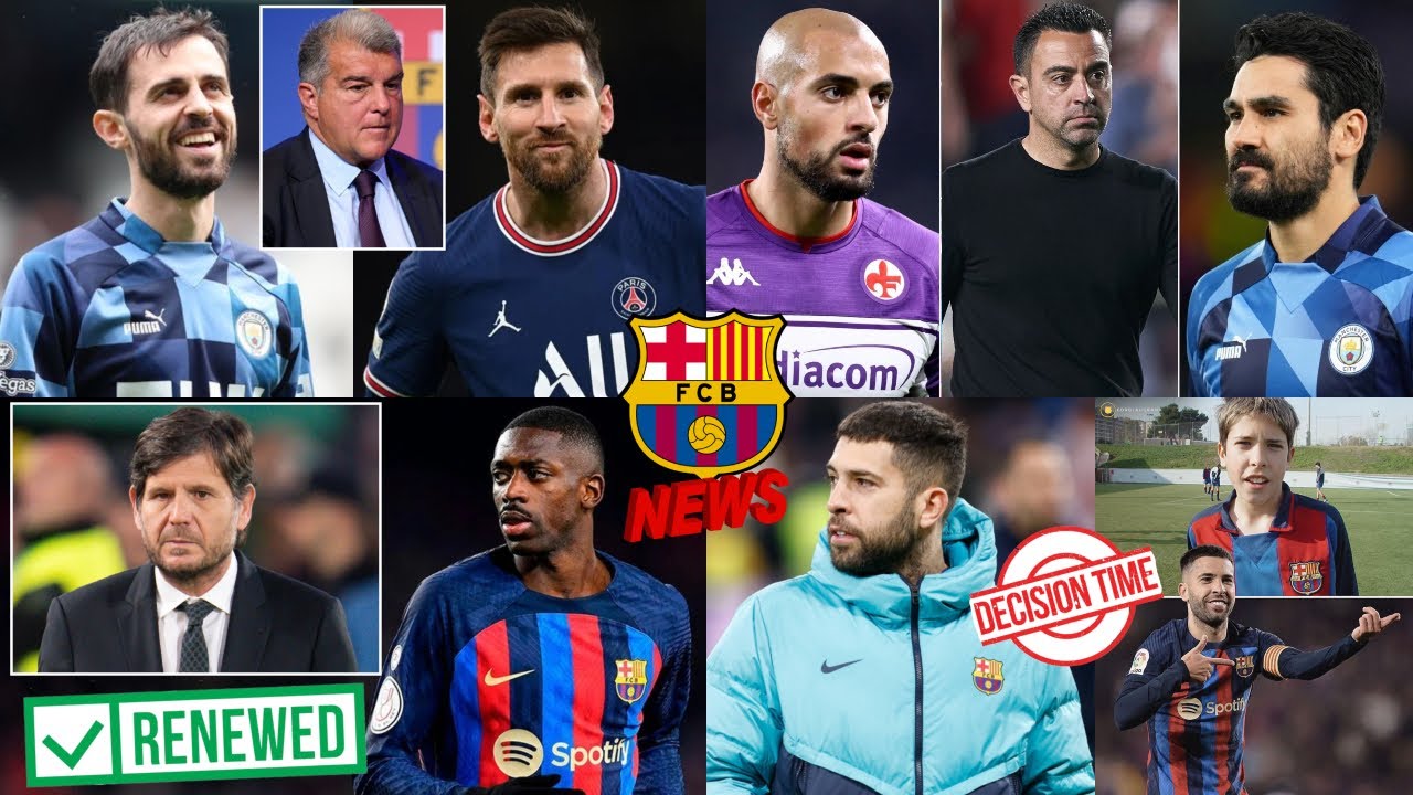 Messi 'Plan B' Signing🚨| Xavi New Midfield PRIORITY💣| Dembele RENEWAL Talks✍️| Jordi Alba VERDICT🤔