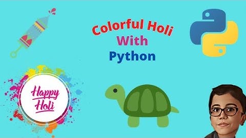 Colorful Holi With Python