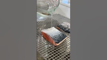 Use This Hack to Easily Peel Salmon Skin!